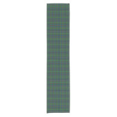 Green Blue Orange Plaid Tartan Table Runner ショートテーブルランナー (正面)