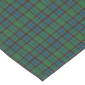 Green Blue Orange Plaid Tartan Table Runner ショートテーブルランナー (コーナー)