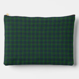 Green Blue Plaid Tartan Pattern アクセサリーポーチ