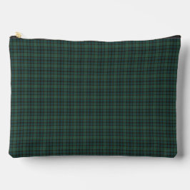 Green Blue Plaid Tartan Pattern アクセサリーポーチ