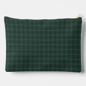 Green Blue Plaid Tartan Pattern アクセサリーポーチ (裏面)