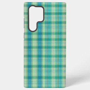 Green & Blue Preppy Pattern Phone Case Samsung Galaxy S22 Ultraケース