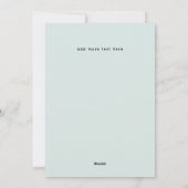 Green blue Snowy A-Frames Winter Cabin Photo シーズンカード (裏面)