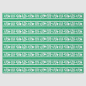 Green Bone Inlay Floral Border Decoupage Paper 薄葉紙 (正面)