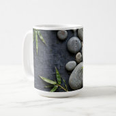 Green Botanical Art Mug コーヒーマグカップ (正面左)
