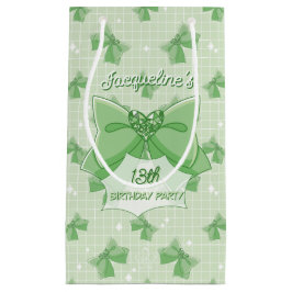 Green Bow Magical Girl Birthday スモールペーパーバッグ