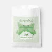 Green Bow Magical Girl Birthday フェイバーバッグ (正面)