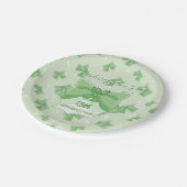 Green Bow Magical Girl Birthday ペーパープレート (アングル)