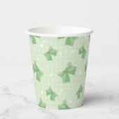 Green Bow Magical Girl Birthday 紙コップ (裏面)