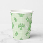 Green Bow Magical Girl Birthday 紙コップ (右)