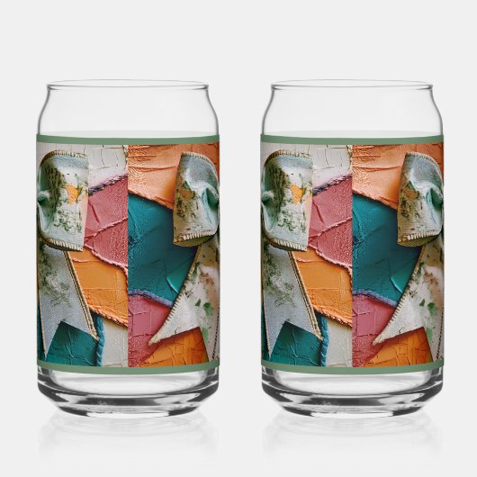 Green Bow Soda Glass ガラス缶 (右)