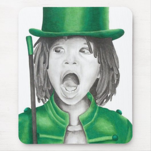 Green_Boy_1マウスパッド マウスパッド (正面)