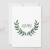 Green Branches Save the Date セーブザデート (裏面)