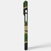 Green Brown Camouflage Personalized Case-Mate iPhoneケース (裏面 / 左)