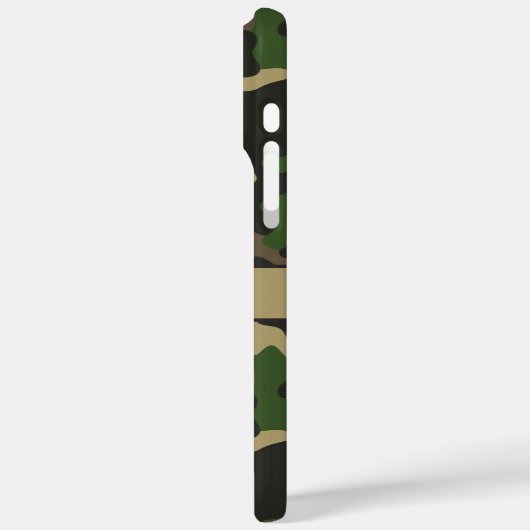 Green Brown Camouflage Personalized Case-Mate iPhoneケース (裏面 / 左)