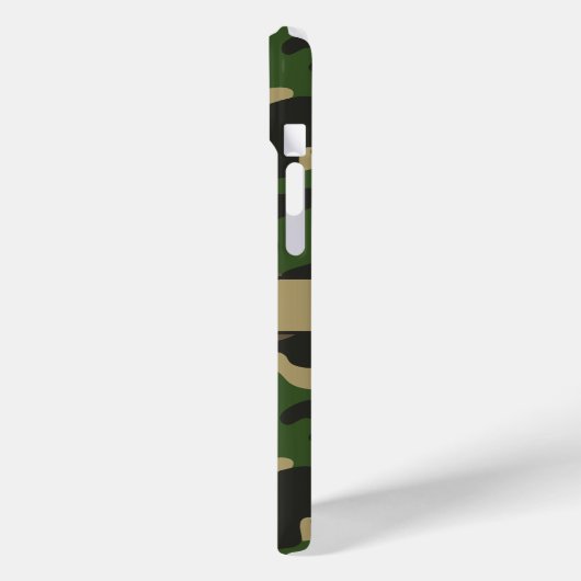 Green Brown Camouflage Personalized Case-Mate iPhoneケース (裏面 / 左)