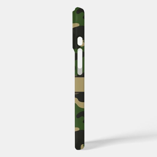 Green Brown Camouflage Personalized Case-Mate iPhoneケース (裏面 / 左)