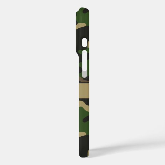 Green Brown Camouflage Personalized Case-Mate iPhoneケース (裏面 / 左)
