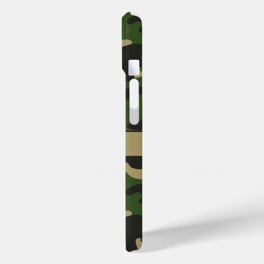 Green Brown Camouflage Personalized Case-Mate iPhoneケース (裏面 / 左)