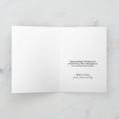 Green & Brown leather Gold Script Dad Birthday カード (内部)