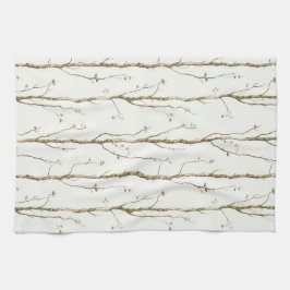 Green Brown Trees   キッチンタオル