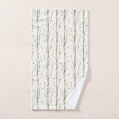 Green Brown Trees   バスタオルセット (ハンドタオル)