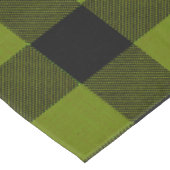 Green Buffalo Check Garden テーブルクロス (アングル)