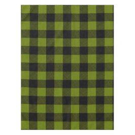 Green Buffalo Check Garden テーブルクロス