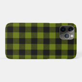 Green Buffalo Check Garden Case-Mate iPhoneケース (裏面(横))
