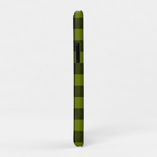 Green Buffalo Check Garden Case-Mate iPhoneケース (裏面/右)
