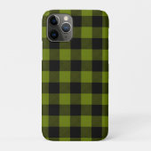 Green Buffalo Check Garden Case-Mate iPhoneケース (裏)