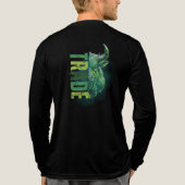 Green bull | Trade Design トライブレンドＴシャツ (背面)