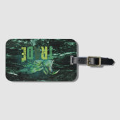 Green bull | Trade Design | Marble ラゲッジタグ (正面横)