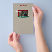 Green, Burgundy Eagle Scout Candy Bar Wrapper チラシ (ハンドル)