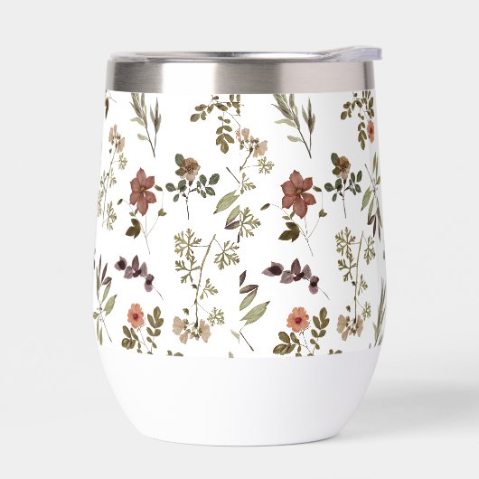 Green Burgundy Wildflower (左面)