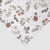 Green Burgundy Wildflower 薄葉紙 (詳細)