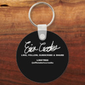 Green business executive puppet キーホルダー (裏面)