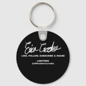 Green business executive puppet キーホルダー (裏面)