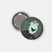 Green business executive puppet マグネット (正面/裏面)