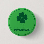 Green Button for St. Patrick's Day 缶バッジ (正面)