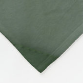 Green cactus フリースブランケット (角)