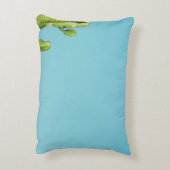 Green cactus plant アクセントクッション (裏面(縦))