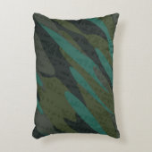 Green Camo Abstract アクセントクッション (正面(垂直))