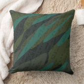Green Camo Abstract クッション (ブランケット)
