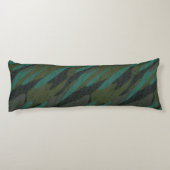 Green Camo Abstract ボディピロー (裏面)