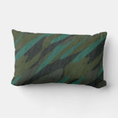 Green Camo Abstract ランバークッション (裏面)