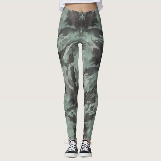 Green Camo Leggings レギンス (正面)
