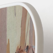 Green Camo Tree Bark Pickleball Paddle ピックルボールラケット (左詳細)