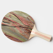 Green Camo Tree Bark Ping Pong Paddle 卓球ラケット (横)