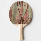 Green Camo Tree Bark Ping Pong Paddle 卓球ラケット (正面)